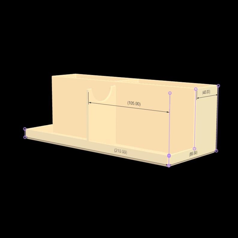 Large Hot Glue Gun Station with Drip Tray and Full Size Tool Stand bild 3
