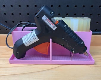 Large Hot Glue Gun Station with Drip Tray and Full Size Tool Stand