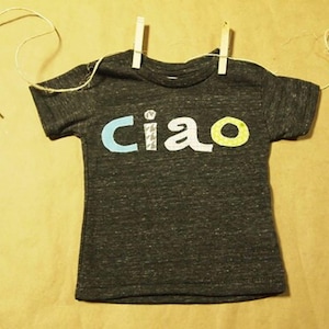 Ciao Bambino Tee Infant and Toddler Shirt or one-piece Organic blend for boys and girls houndstooth and plaid