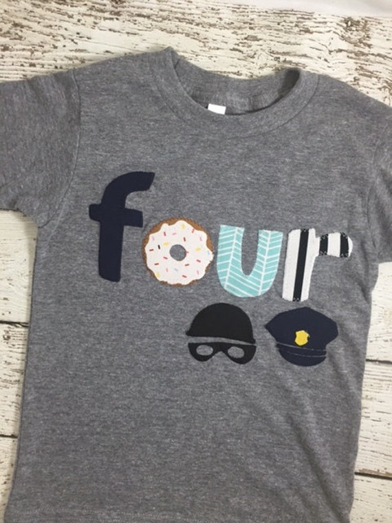 Cops and robbers and party, Police party, boy's birthday shirt, Birthday Tee, Organic Blend Boys Birthday Shirt, police decor, police man Il_570xn