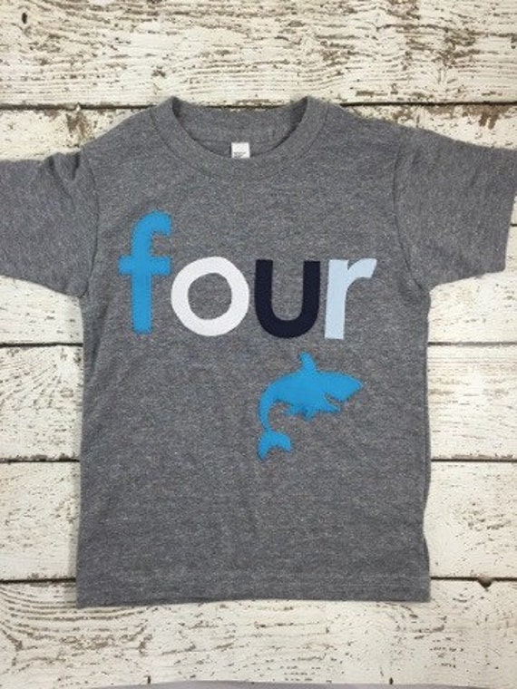 Shark Birthday shirt, boy's birthday shirt, shark party, nautical party, Customize colors lime turquoise orange aquarium party fish Il_570xn