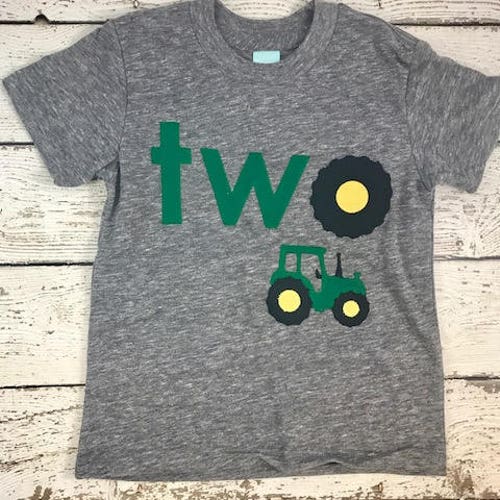 Tractor Birthday Shirt - Etsy