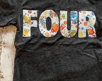 Robot Birthday Shirt, robot party tee, robot shirt, robot decor, Robot Tee, Boys Birthday Shirt, birthday shirt any age, kids clothing