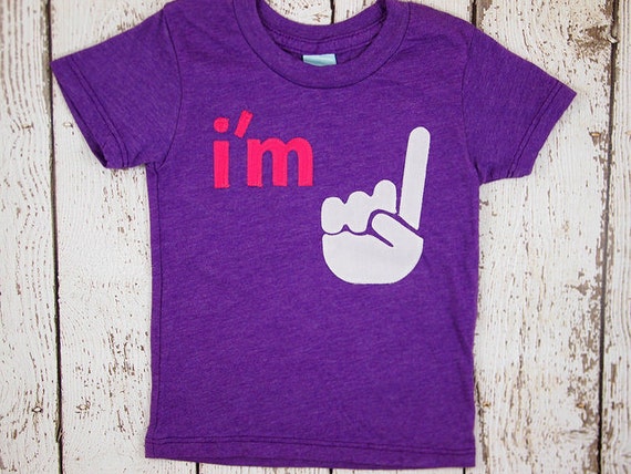 I'm this many shirt i'm 1 i'm 2 3etc can be customized for any birthday colors etc boys birthday shirt girls birthday long sleeve Il_570xn