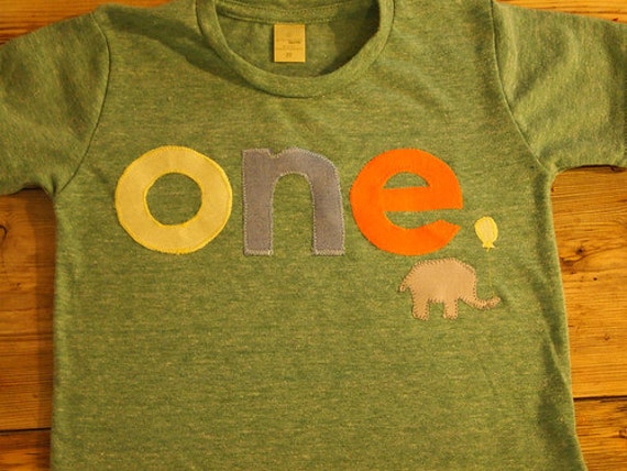 Zoo animal Birthday shirt elephant Customize colors Boys Girls Organic Blend Birthday Tee first birthday shirt Il_570xn