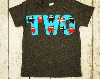 Ninja Shirt Karate Tae Kwon Do Birthday Tee Organic Blend Black Shirt boys birthday shirt boys birthday shirt martial arts