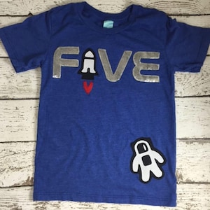 Space ship shirt, astronaut, space theme party, space party, Rocket ship shirt, rocket shirt, boy&#39;s clothing, space decor, space tee,