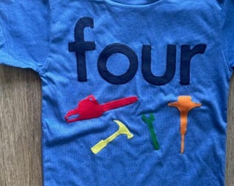 Construction birthday shirt, construction tools shirt, construction party, Truck Construction Kids Equipment, Toddler Construction Shirt