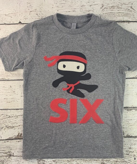 Ninja shirt boy's birthday shirt Ninja Shirt Karate Tae Kwon Do Birthday Tee Organic Blend Black Shirt boys Il_570xn