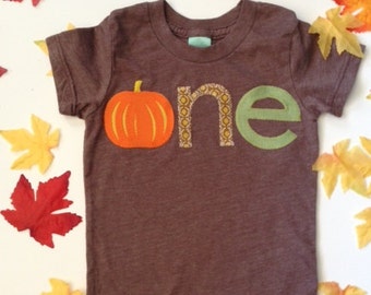 1st Birthday Outfit, one pumpkin shirt, First Birthday Baby Clothes, One Pumpkin Fall Cake Smash Shirt, 1st birthday shirt, pumpkin birthday