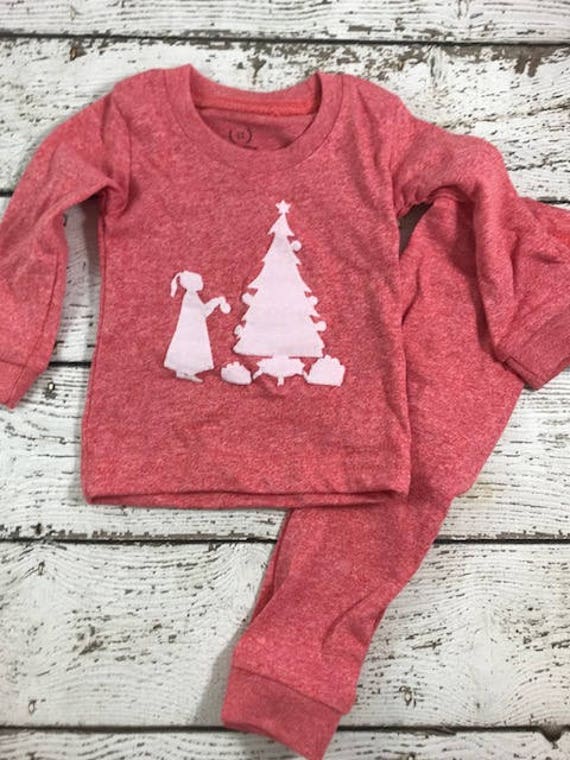 Ready Ship Girls Christmas pajama size 6/12 months pajama baby girl Pajama, Christmas Pajama, Christmas pj, infant holiday pajama, family pj Il_570xn