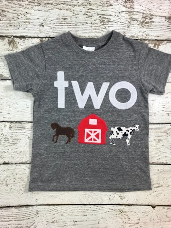 farm party, farm outfit, barnyard party, cow and horse cow decor farm party decor, cow print, birthday shirt, birthday outfit, kids clothing Il_570xn