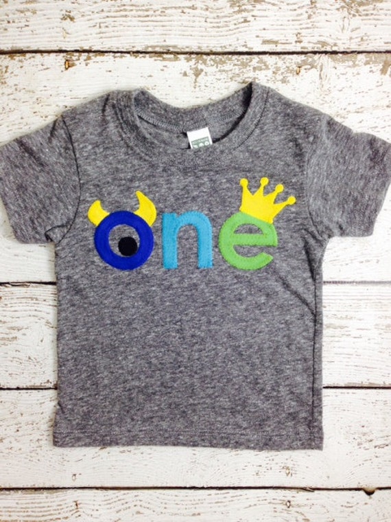 Wild Things birthday little monster First birthday shirt Wild 1 organic blend boys girl birthday tee wild things Il_570xn
