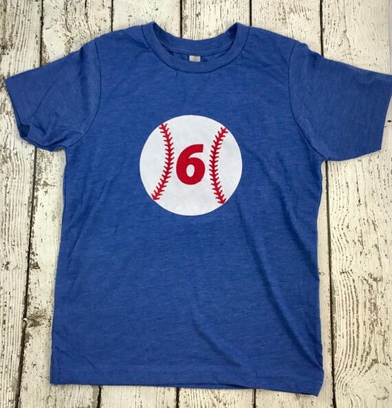 Baseball birthday shirt, birthday shirt, baseball party, sports party, baseball invitation, boy's shirt, baseball tee, created for any bday Il_570xn