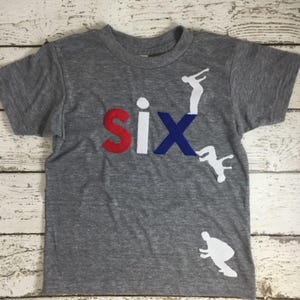 Rock climbing party, jumping, parkour party, Sports Birthday shirt, extreme sports birthday, bounce party, boys birthday shirt
