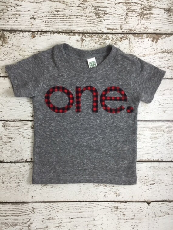 Buffalo plaid shirt, Buffalo Check birthday shirt, Lumberjack party, Red Black Plaid, Organic Shirt, first birthday shirt, lumberjack plaid Il_570xn