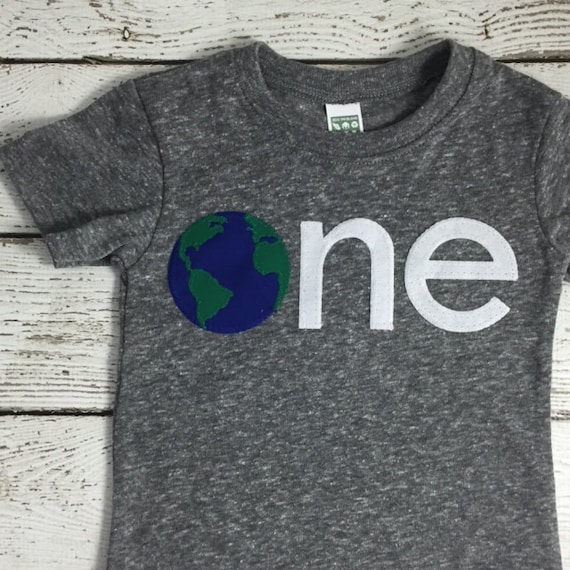Children's birthday shirt, first birthday shirt, earth day shirt, earth day birthday, kid's tshirt, Birthday Tee, organic tee Il_570xn