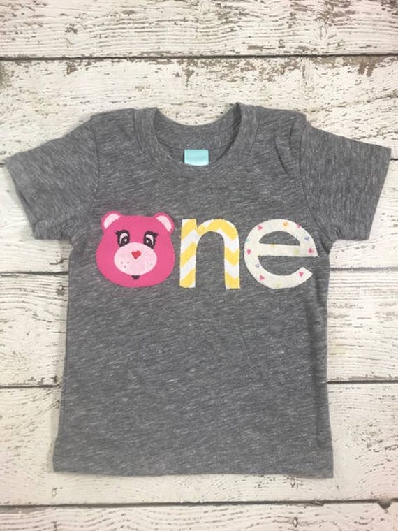 colorful girls birthday shirt, rainbow shirt, rainbow hearts, bear shirt, little bear, birthday shirt, bear party, bear decor, girls outfit Il_570xn