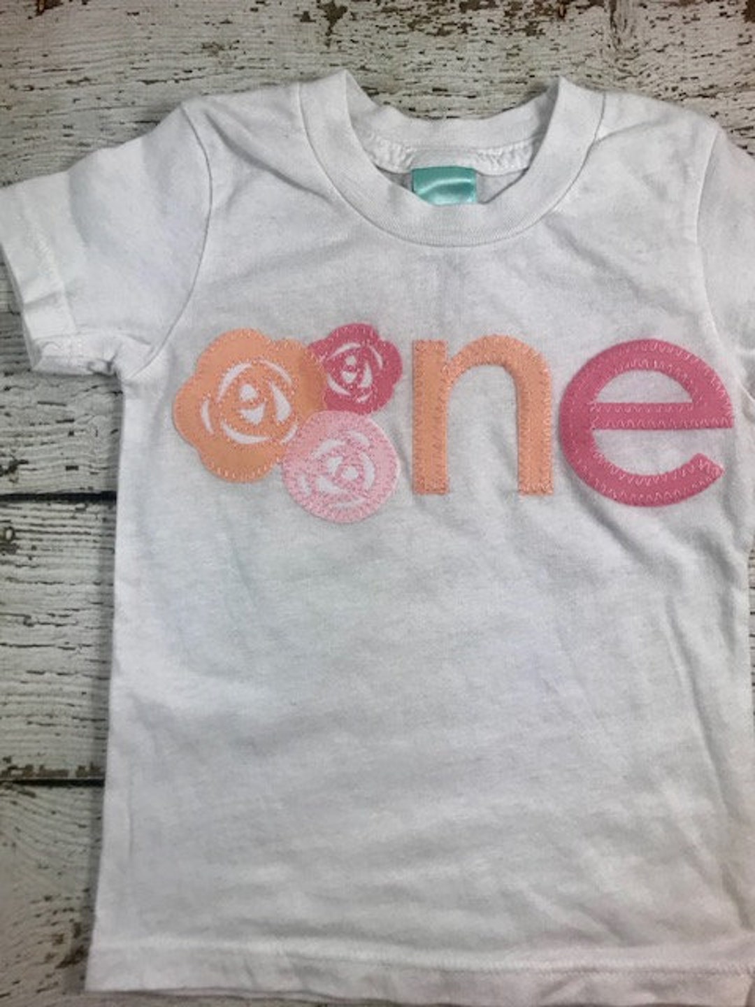 Flower Birthday Shirt, One Shirt for Girls, Rose Birthday Outfit, Rose