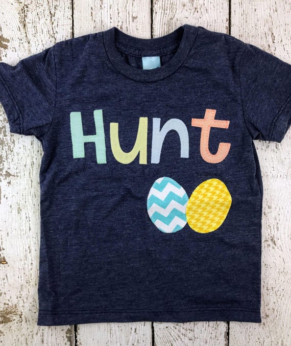 Hunt Shirt, Easter Egg Hunt Outfit, Easter Egg Shirt, Easter T Shirt for Kids, Easter Outfit for Toddler, Pastels, Mint Green, Yellow, Peach