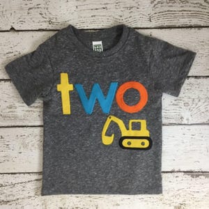 I&#39;m 2 And Digging It, Construction Birthday Shirt, 2 Year Old Birthday Shirt, 2nd Birthday Shirt, Two Year Old Construction Party