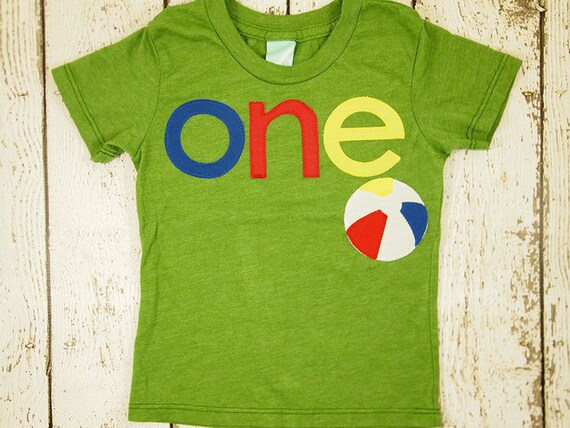 Pool party beach themed beach ball shirt Nautical Theme Birthday Shirt Tee on Organic blend birthday shirt customize first birthday etc Il_570xn