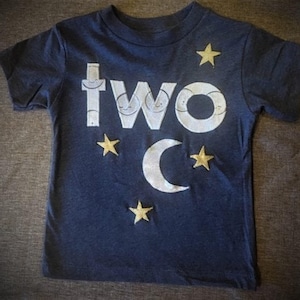 Two The Moon Toddler Shirt - Second Birthday Shirt - Retro Birthday Toddler Shirt - Birthday 2 Shirt