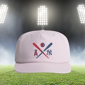 Custom House Divided Baseball Teams Hat, 2 Baseball Team Emblem Split Bat Cap, Split Baseball Teams, Personalized Baseball Dad