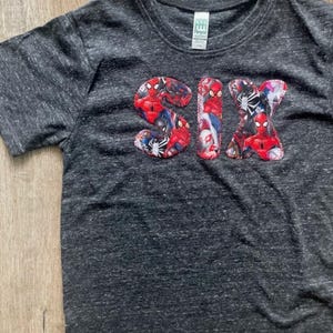 Superhero party, superhero shirt, spider shirt, Kids tshirt, Birthday Shirt, boys birthday tee, superhero birthday outfit