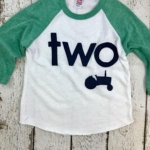 Vintage Tractor style Shirt, tractor birthday shirt, raglan, Boys Birthday Tee, tractor party, tractor invite, farm party decor, farm party