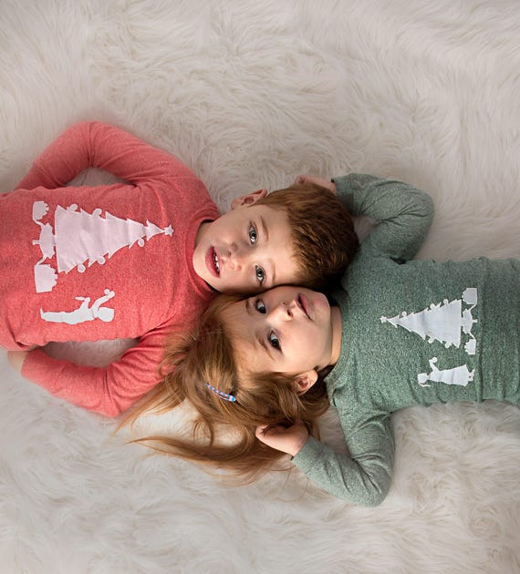 Matching boy girl christmas pajamas sale