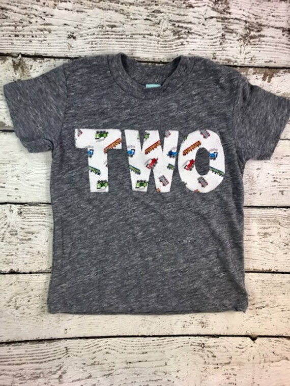 Train Birthday Shirt Organic Blend Tee Boys Birthday Train T-shirt choo choo second birthday etc Il_570xn