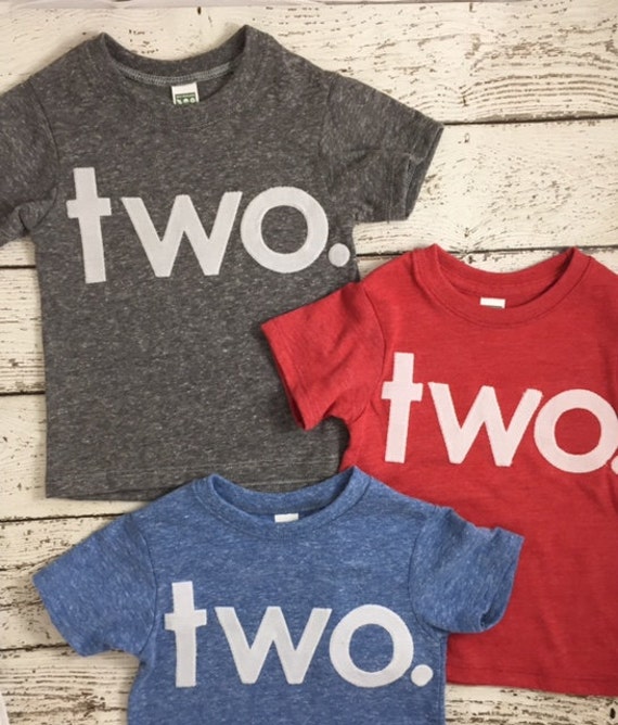 Children's birthday shirt, two shirt, any birthda, kid's tshirt, Birthday Tee Organic Shirt Blend boy's birthday, girl's birthday shirt Il_570xn