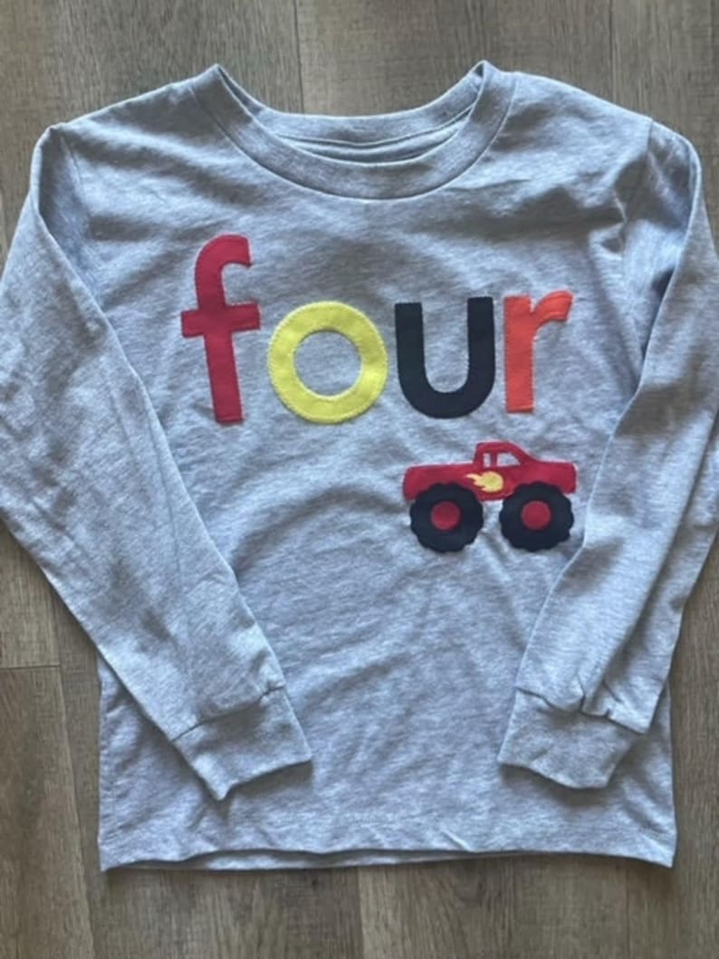 Monster Truck Shirt, Blaze shirt, monster truck Birthday Tee, monster truck party, monster truck birthday, Boys Birthday Shirt birthday jam image 1
