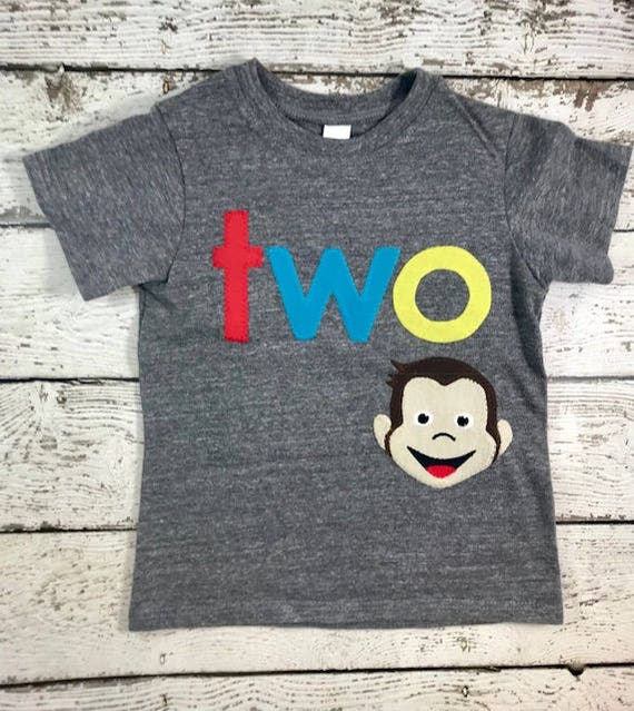 monkey shirt, monkey party, monkey birthday shirt, monkey decor, kids monkey shirt, children's monkey outfit, birthday tee Il_570xn