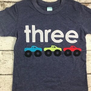 Monster Truck Shirt, race check, monster truck Birthday Tee, monster truck party, monster truck birthday, Boys Birthday Shirt birthday jam image 4