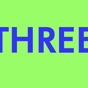 Additional letters for your lil threadz "THREE"  Birthday Design