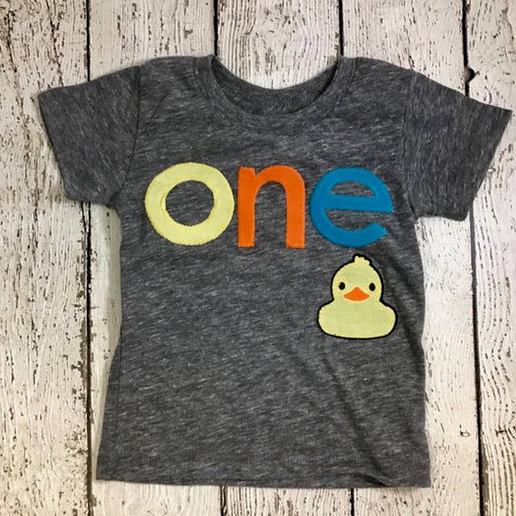 Rubber Ducky birthday, rubber decor shirt, rubber duck outfit, first birthday shirt, duck decor, rubber ducky, one shirt, boy birthday shirt Il_570xn
