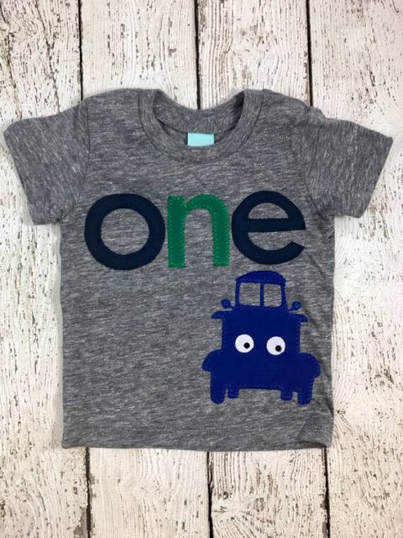 Little truck shirt, Blue truck Birthday, Truck Party, vintage truck, pick up truck, boy's birthday shirt, truck shirt, Blue car with eyes Il_570xn