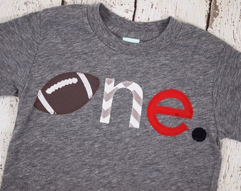 Football shirt sports themed birthday tee children's football tee football party first birthday second etc baseball tee