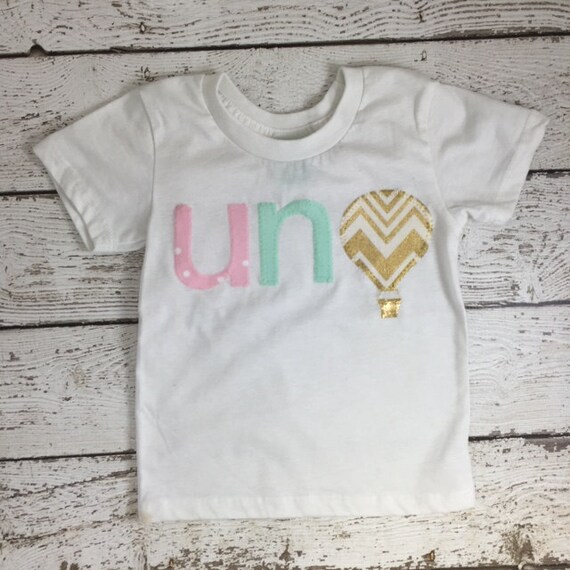 first birthday shirt, girls birthday shirt, time flies party, Hot air balloon party, spring party, pink and gold party, up up and away Il_570xn