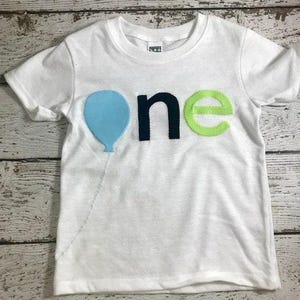 FIRST Birthday Boy, 1st Birthday Shirt, ONE Year Old Boy Birthday Outfit imagen 3