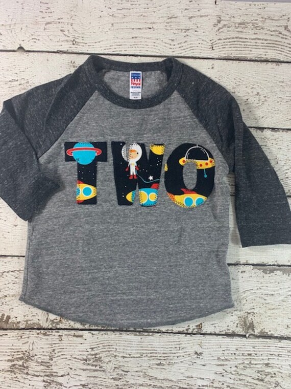 Two Infinity And Beyond Space Party, Two The Moon Rocket Birthday Shirt, Outer Space Toddler Shirt, Galaxy Party, Blast Off Rocket, Planets Il_570xn