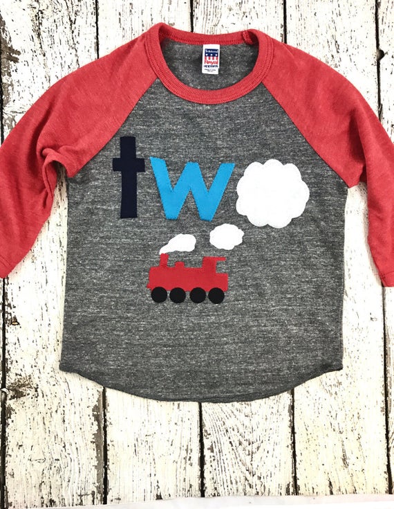Train shirt, Train Birthday shirt, raglan Shirt, vintage train party, train party, choo choo, steam train, train party outfit, boys shirt Il_570xn