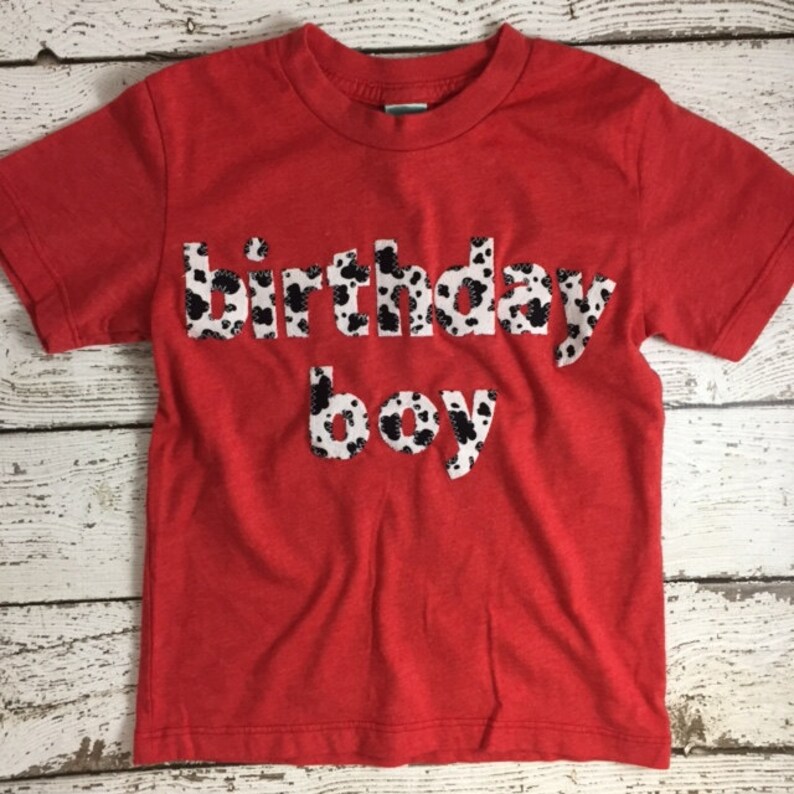 Birthday Boy Shirt Boys Birthday Shirt Farm Party Cowboy Etsy