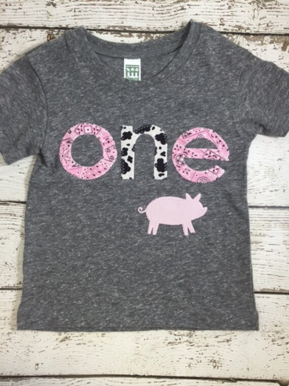 pig party, farm party, farm decor, Cowgirl Birthday Shirt, cowgirl shirt, cowhide, pink paisley, pink bandana, girl's birthday outfit Il_570xn