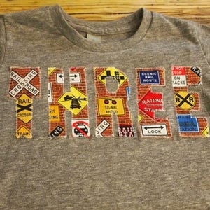 Train Birthday Shirt, train party, train signals, train invitation, train party decor, Organic Tee, Boys Birthday, Train shirt