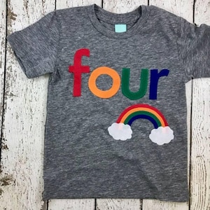 Rainbow birthday shirt, primary colors, birthday shirt, Rainbow Birthday party, rainbow shirt, Rainbow party, Colorful Birthday Shirt