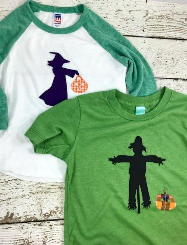Girl's Halloween Shirt, girl's witch shirt, witch costume, witch outfit, girls halloween outfit, girls halloween outfit, toddler halloween image 2