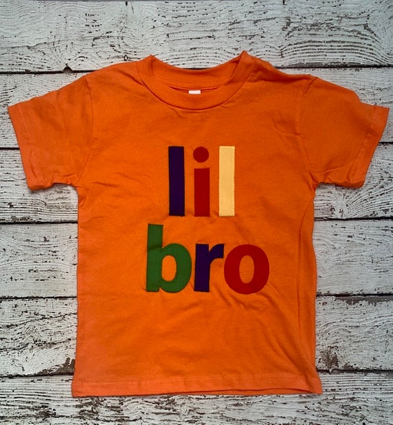 colorful brother shirt, lil bro shirt, big bro shirt, birth announcement, boys tshirt, brother tshirt, sibling shirts, sibling tees Il_570xn